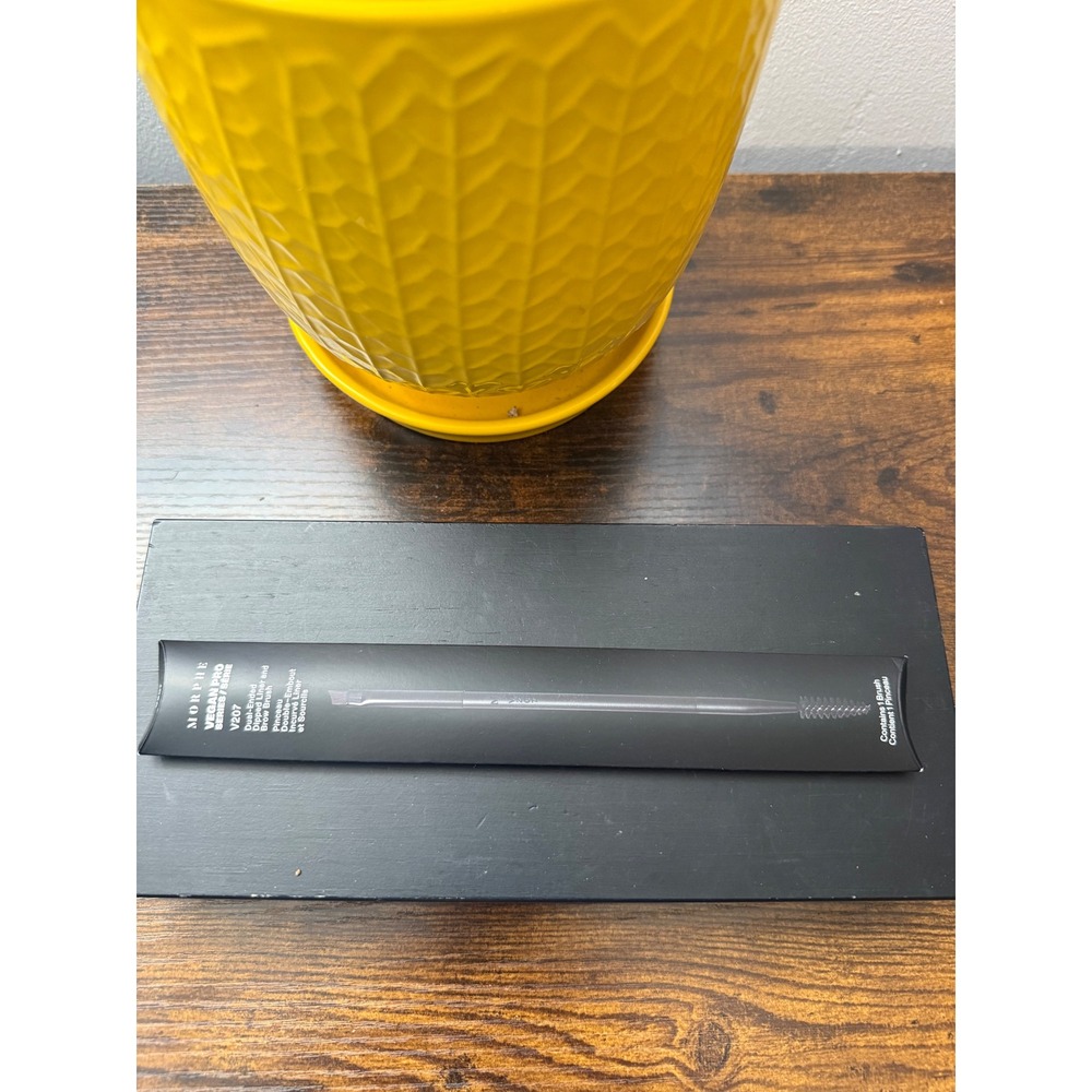 Morphe Vegan Pro Series V207 Dual-Ended Dipped Liner and Brow Brush New